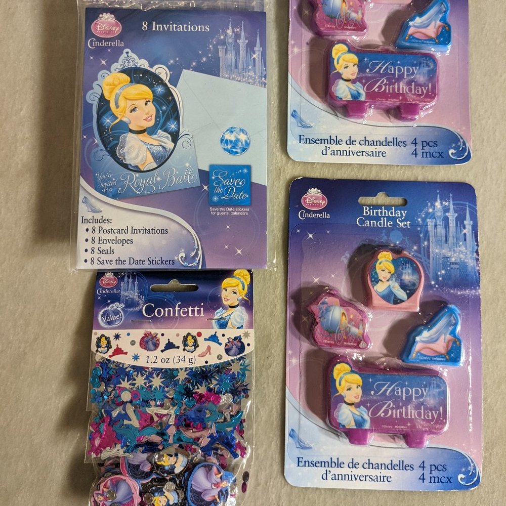 Cinderella Party Supply Bundle (Brand New)